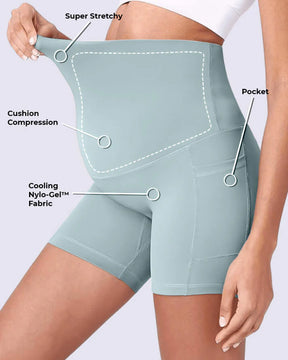 ComfortCloud 2.0 Luno - Maternity & Postpartum Biker Shorts