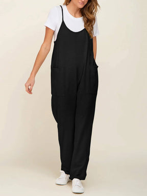 Oversized Jumpsuit Luno Black - Maternity & Postpartum