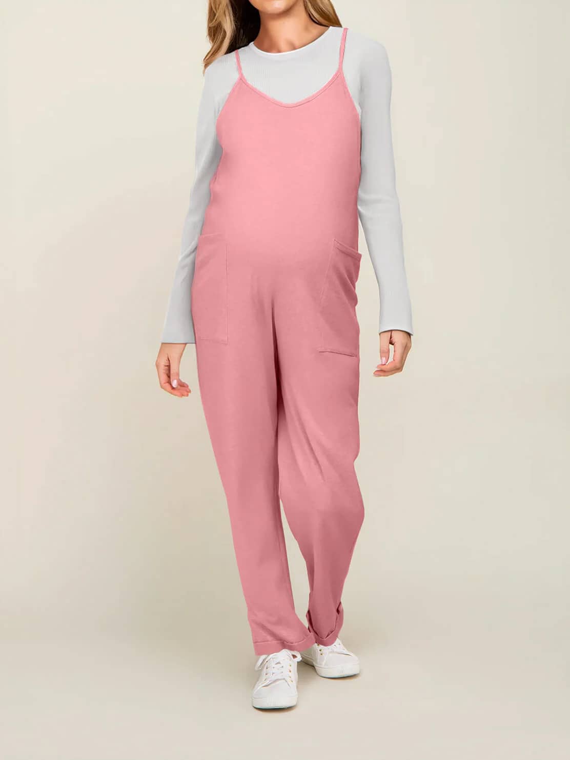 Oversized Jumpsuit Luno Pink - Maternity & Postpartum